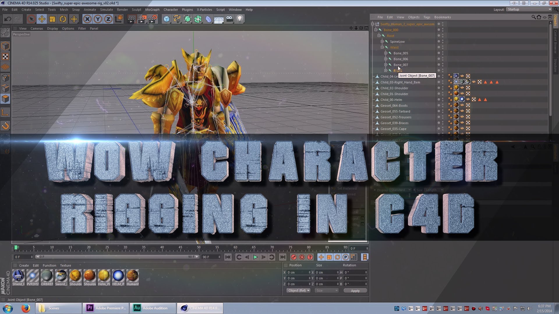 Rigging WoW Characters in C4D & WMV – Tutorial by Psynaps