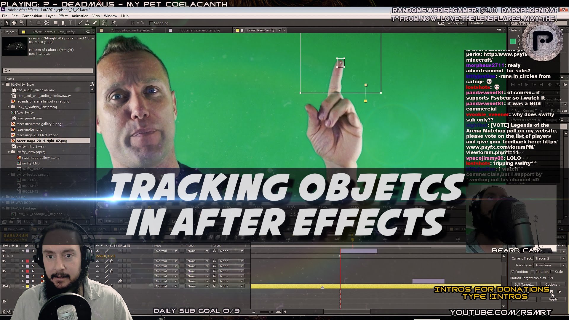 AE Motion Tracking – Razer Naga 2014 to Swifty's Finger