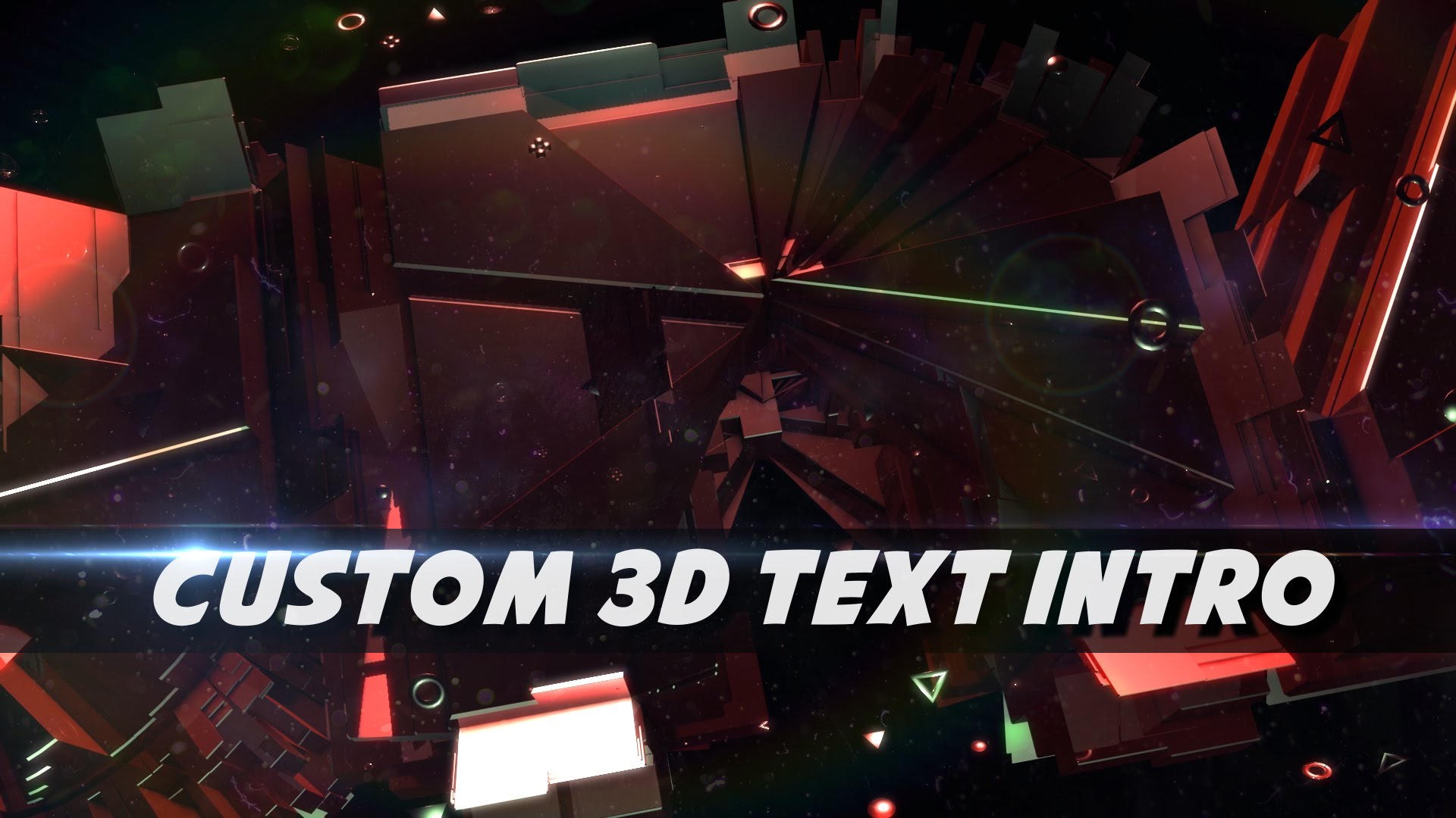 3D Text Custom Intro: Greeble