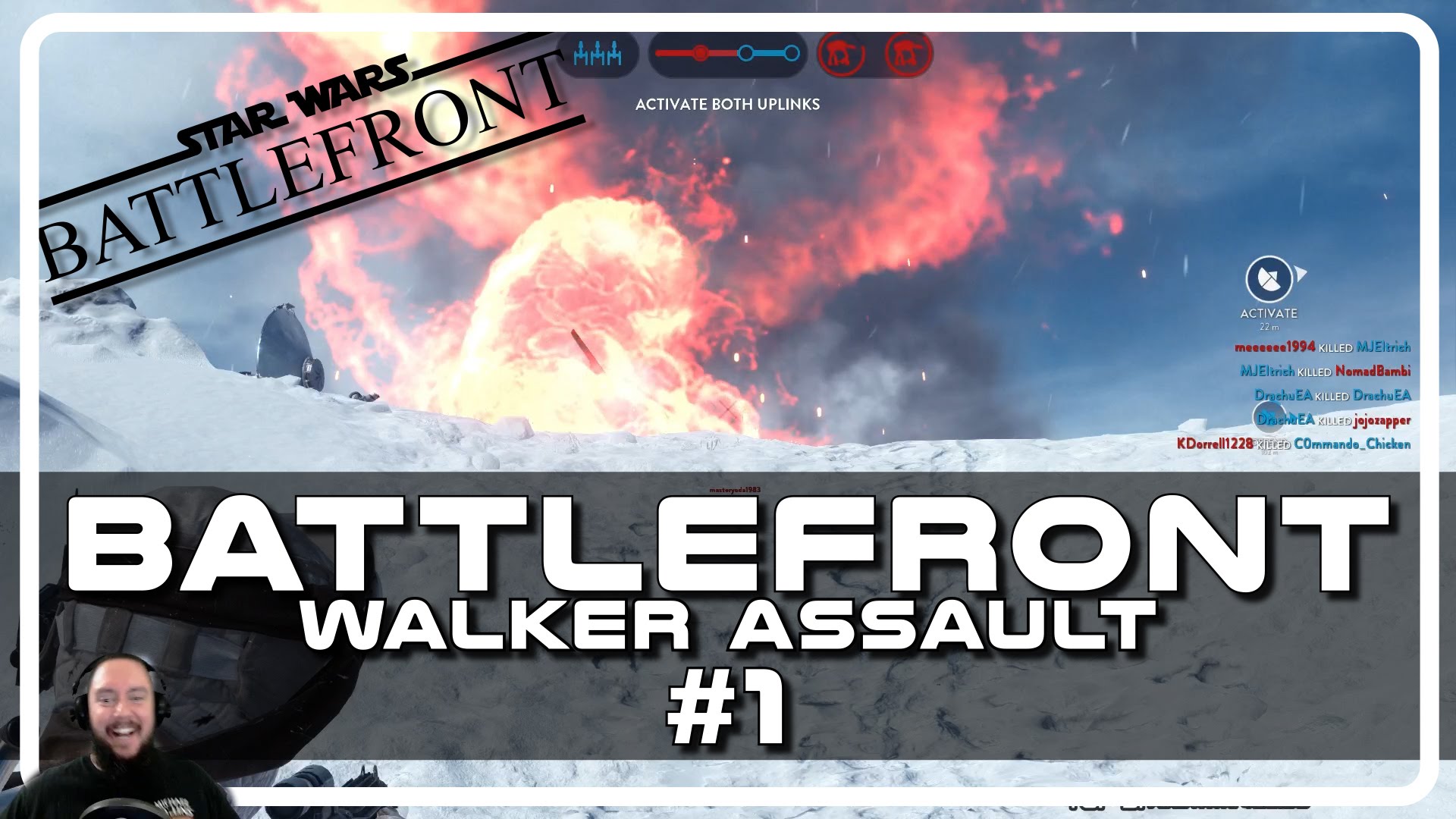 Star Wars Battlefront Walker Assault with Psynaps #1 (Gameplay Funny Moments)