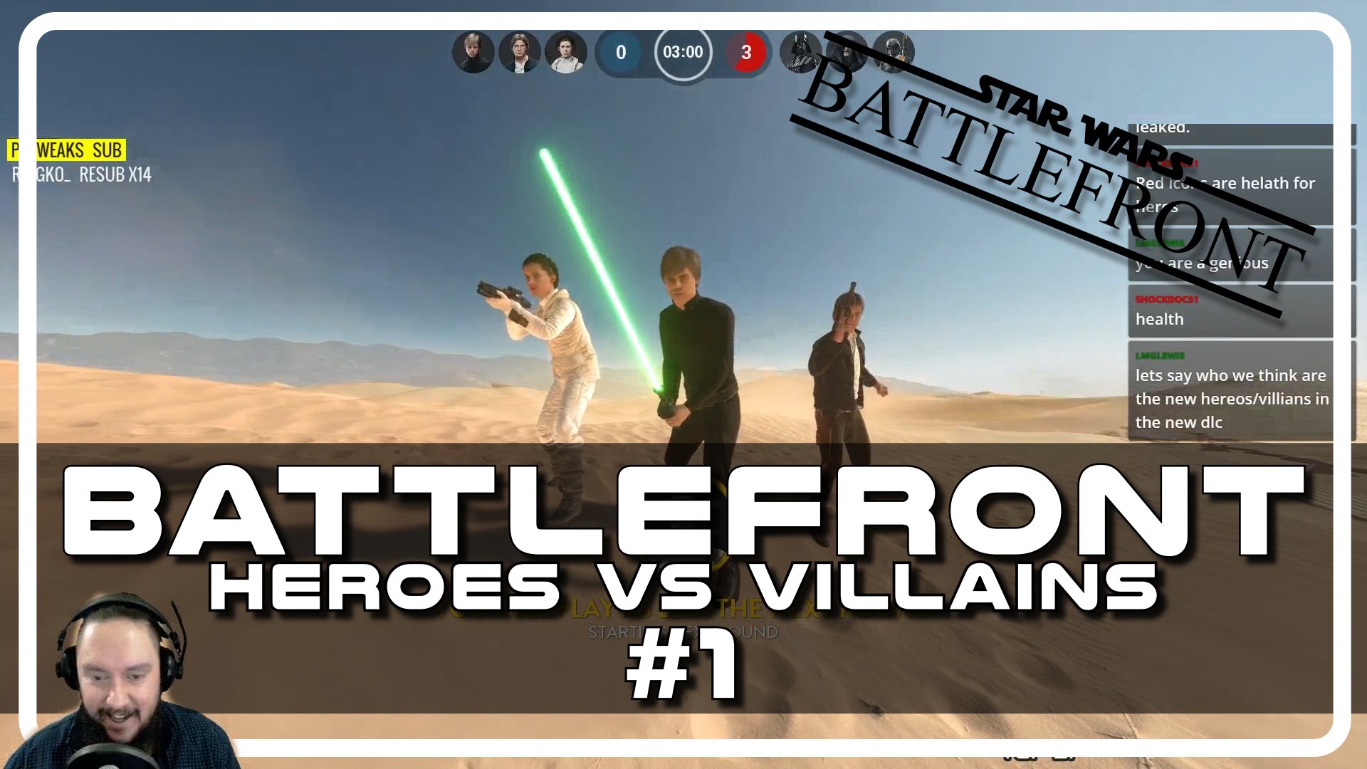 Star Wars Battlefront Heroes vs Villains with Psynaps #1 (Gameplay Funny Moments)