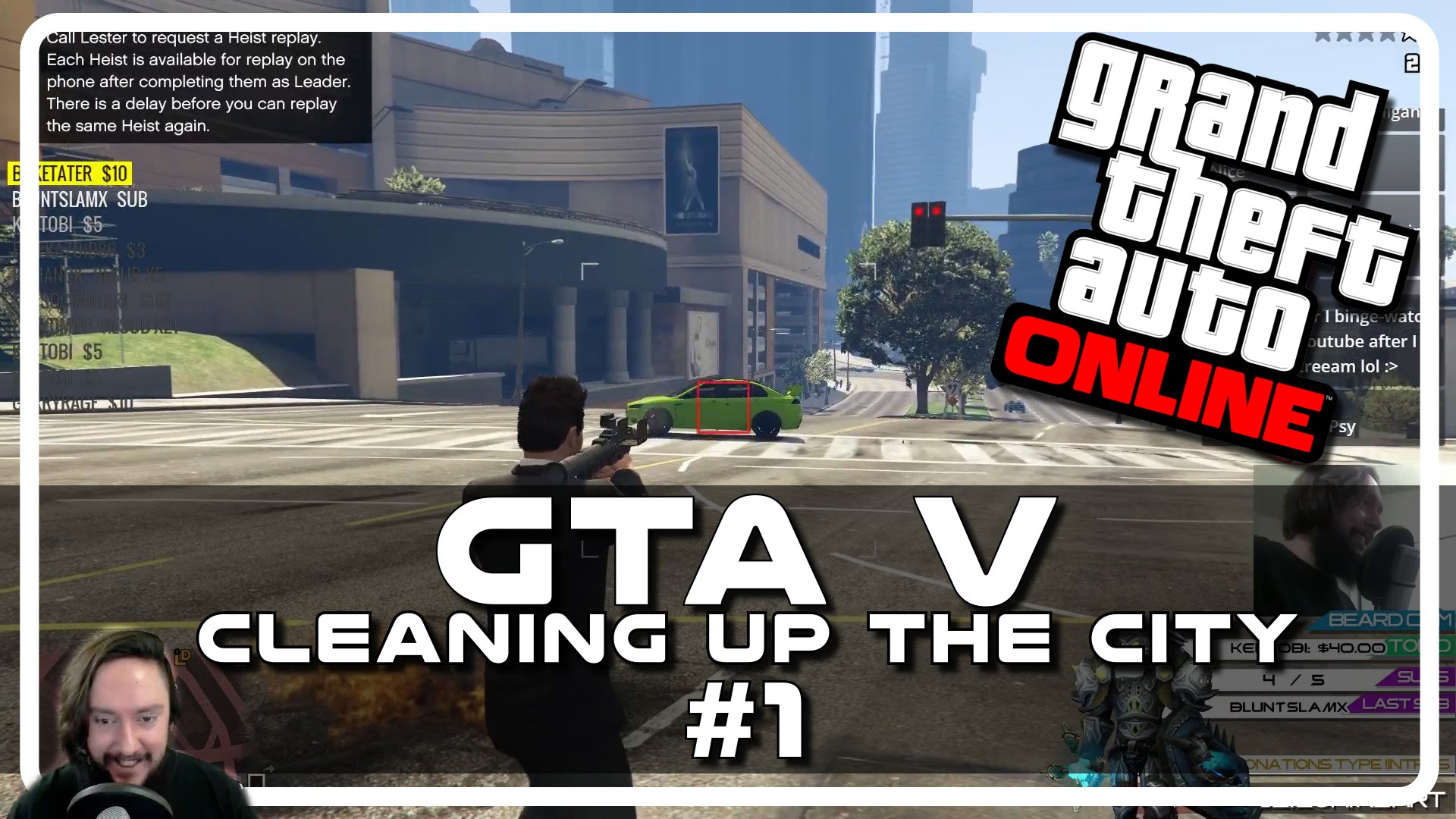 GTA V – Cleaning up the City w Psynaps #1 (Online PC Gameplay Funny Moments)
