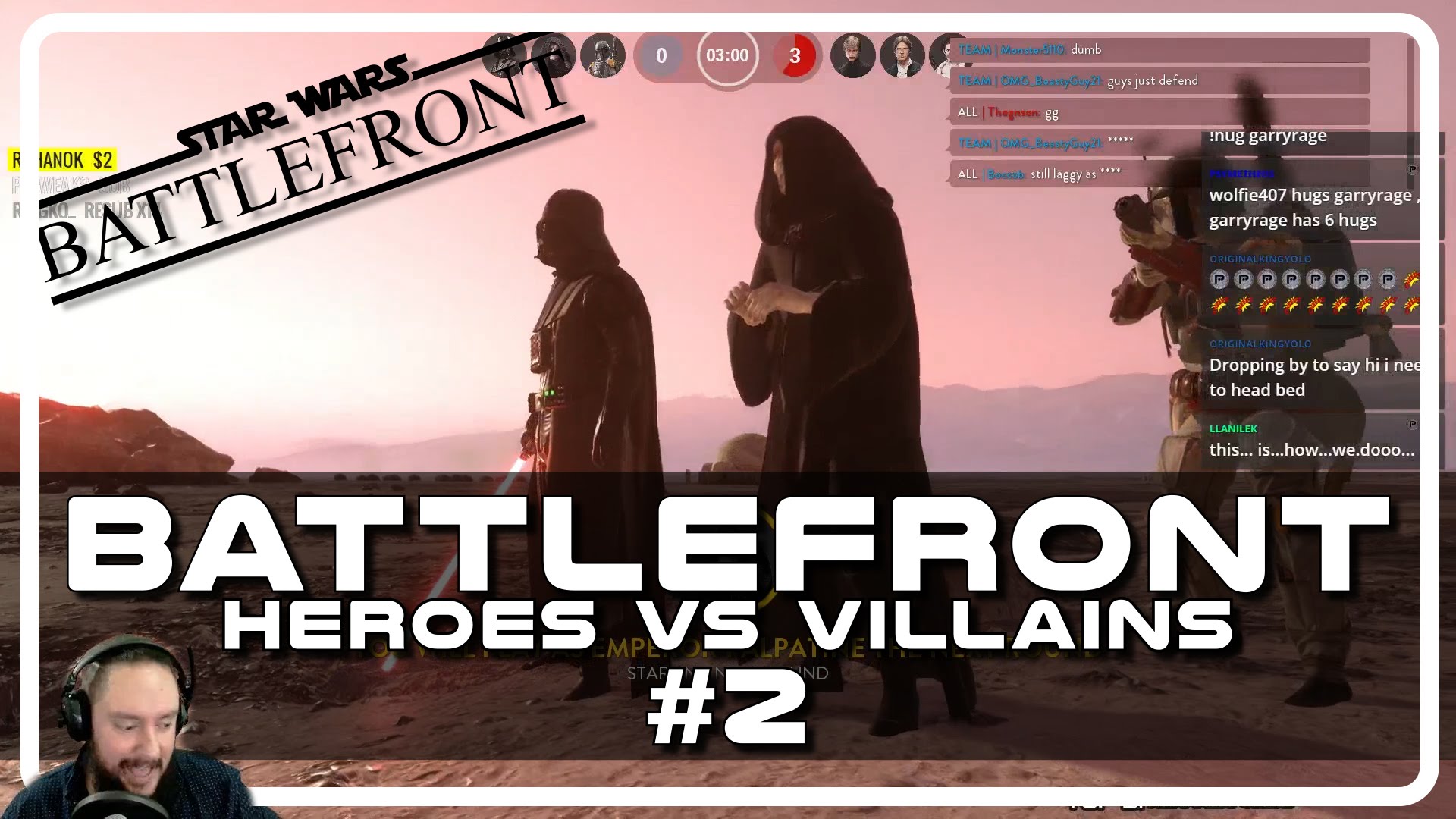 Star Wars Battlefront Heroes vs Villains with Psynaps #2 (Gameplay Funny Moments)