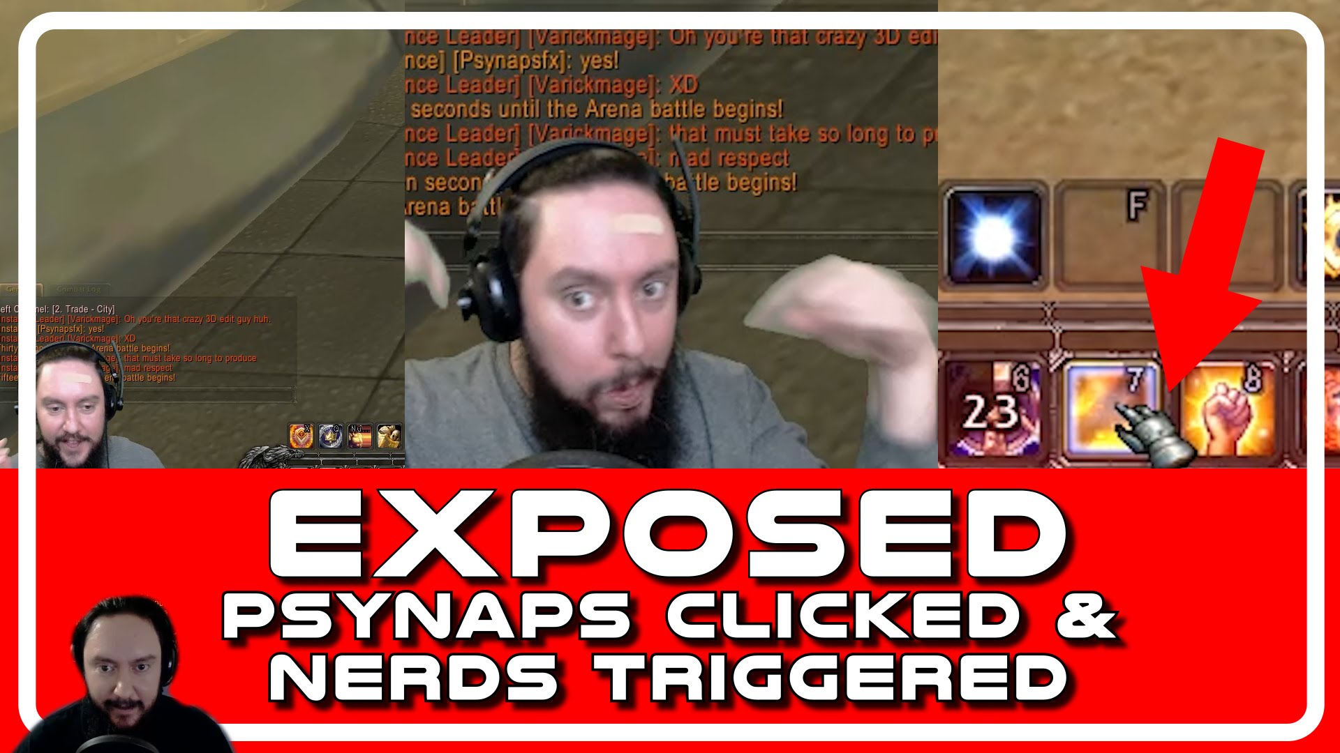 Psynaps Exposed as a Clicker in WoW Legion & Calls out Nerds for OCD