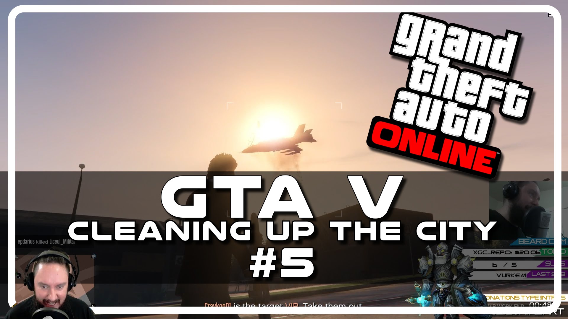 GTA V – Cleaning up the City w Psynaps #5 (Online PC Gameplay Funny Moments)