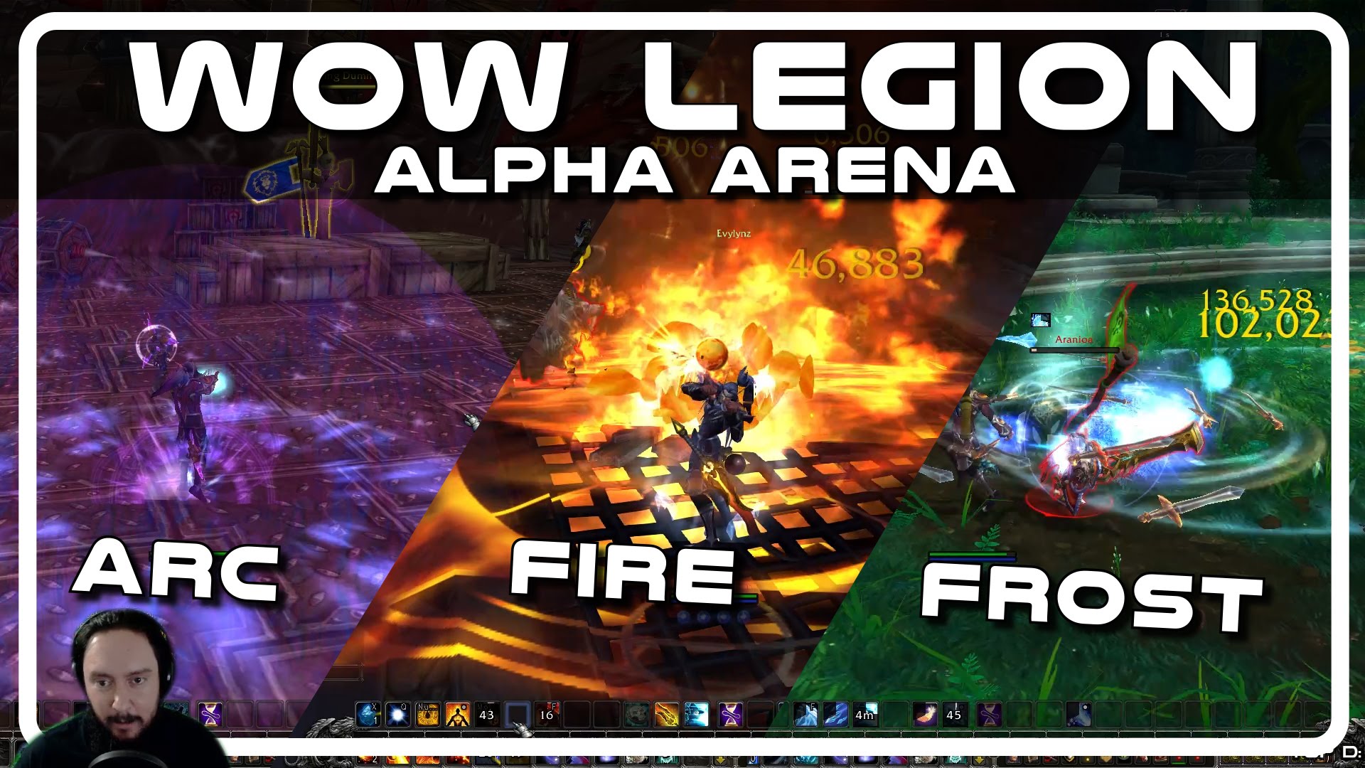WoW Legion Alpha PvP – Frost Mage, Fire Mage, Arcane Mage DPS Compared (PvP Gameplay)