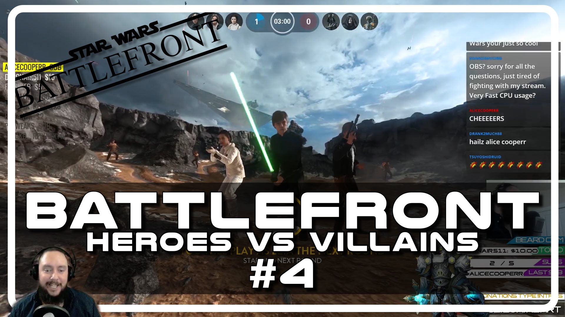 Star Wars Battlefront Heroes vs Villains with Psynaps #4 (Gameplay Funny Moments)