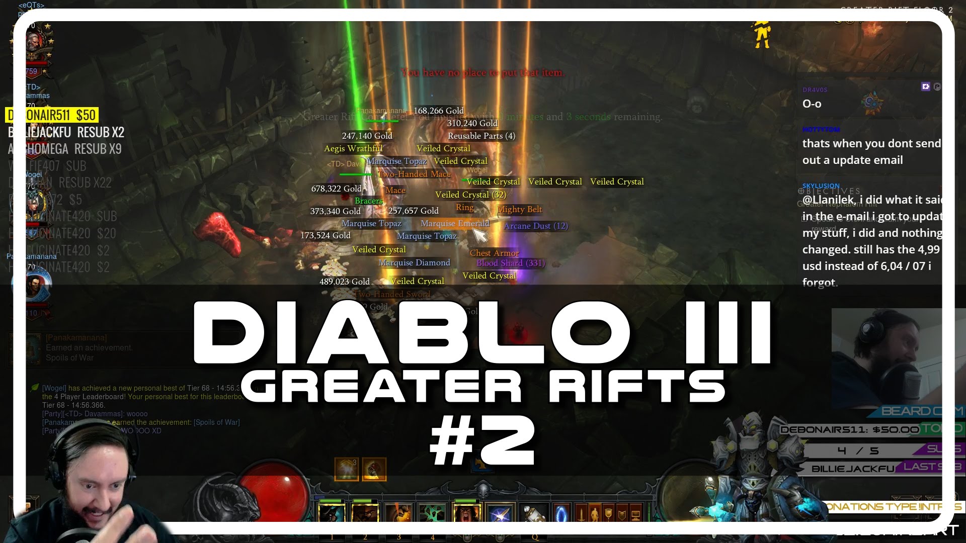 Diablo III Greater Rifts with Psynaps #02