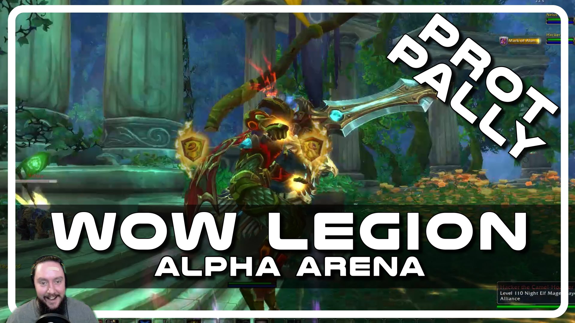 WoW Legion Alpha PvP – Prot Paladin Arena with Psynaps & MufasaPrime Deathknight #3 (PvP Gameplay)
