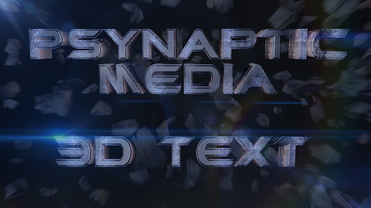3D Text in Cinema 4D & After Effects Workflow Tutorial (Beginner and Advanced)
