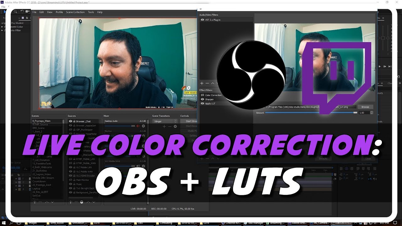 [Psynaps]  OBS LUTs Demo for IRL and/or Webcam