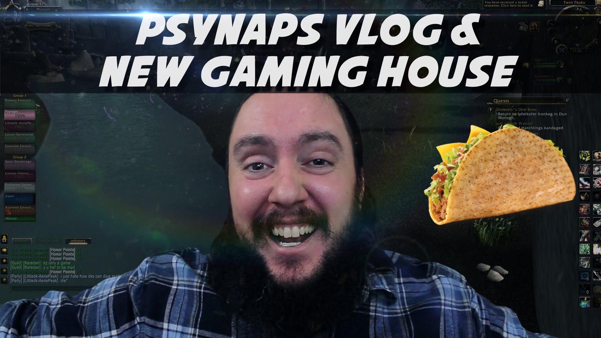 Psynaps Vlog: New Gaming House (fiber farm taco mansion) and updates