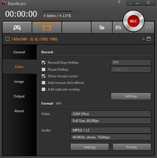 Best Game Capture Settings